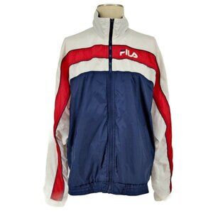 Vintage 90s Y2K Fila Windbreaker Jacket Size M